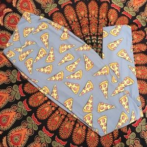 LuLaRoe TC Periwinkle Pizza Leggings
